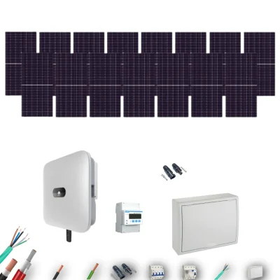 [AIKO 665Wp] Kit Solar Trifásico Autoconsumo Huawei 8000W 15xPanel AIKO 665Wp 15 Paneles - CuencaSolar