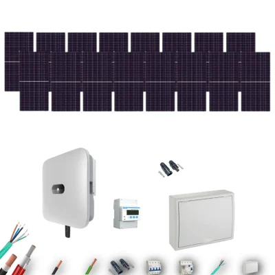 [AIKO 665Wp] Kit Solar Trifásico Autoconsumo Huawei 8000W 16xPanel AIKO 665Wp 16 Paneles - CuencaSolar