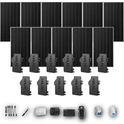 [ENPHASE-IQ8P-EXP-20260831] AIKO665 M 11P PV | Kit Solar Autoconsumo Enphase 7,32 kWp 11 Paneles AIKO 665Wp Stellar 3N+72 Monofásico 11 Paneles - CuencaSolar