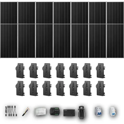 [ENPHASE-IQ8P-EXP-20260831] AIKO665 M 14P PV | Kit Solar Autoconsumo Enphase 9,31 kWp 14 Paneles AIKO 665Wp Stellar 3N+72 Monofásico 14 Paneles - CuencaSolar