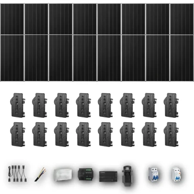 [ENPHASE-IQ8P-EXP-20260831] AIKO665 M 16P PV | Kit Solar Autoconsumo Enphase 10,64 kWp 16 Paneles AIKO 665Wp Stellar 3N+72 Monofásico 16 Paneles - CuencaSolar