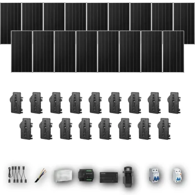 [ENPHASE-IQ8P-EXP-20260831] AIKO665 M 17P PV | Kit Solar Autoconsumo Enphase 11,30 kWp 17 Paneles AIKO 665Wp Stellar 3N+72 Monofásico 17 Paneles - CuencaSolar