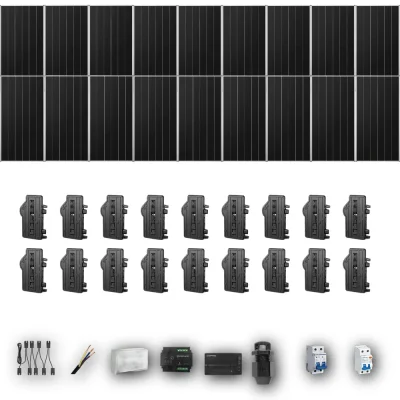 [ENPHASE-IQ8P-EXP-20260831] AIKO665 M 18P PV | Kit Solar Autoconsumo Enphase 11,97 kWp 18 Paneles AIKO 665Wp Stellar 3N+72 Monofásico 18 Paneles - CuencaSolar