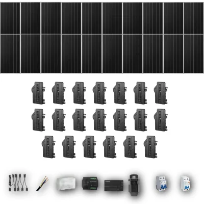 [ENPHASE-IQ8P-EXP-20260831] AIKO665 M 20P PV | Kit Solar Autoconsumo Enphase 13,30 kWp 20 Paneles AIKO 665Wp Stellar 3N+72 Monofásico 20 Paneles - CuencaSolar