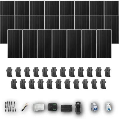 [ENPHASE-IQ8P-EXP-20260831] AIKO665 M 23P PV | Kit Solar Autoconsumo Enphase 15,29 kWp 23 Paneles AIKO 665Wp Stellar 3N+72 Monofásico 23 Paneles - CuencaSolar