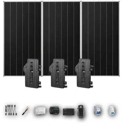 [ENPHASE-IQ8P-EXP-20260831] AIKO665 M 3P PV | Kit Solar Autoconsumo Enphase 2,00 kWp 3 Paneles AIKO 665Wp Stellar 3N+72 Monofásico 3 Paneles - CuencaSolar