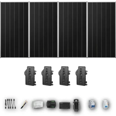 [ENPHASE-IQ8P-EXP-20260831] AIKO665 M 4P PV | Kit Solar Autoconsumo Enphase 2,66 kWp 4 Paneles AIKO 665Wp Stellar 3N+72 Monofásico 4 Paneles - CuencaSolar