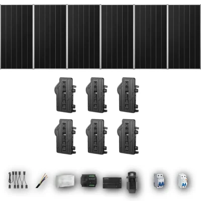 [ENPHASE-IQ8P-EXP-20260831] AIKO665 M 6P PV | Kit Solar Autoconsumo Enphase 3,99 kWp 6 Paneles AIKO 665Wp Stellar 3N+72 Monofásico 6 Paneles - CuencaSolar