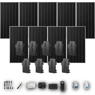 [ENPHASE-IQ8P-EXP-20260831] AIKO665 M 9P PV | Kit Solar Autoconsumo Enphase 5,99 kWp 9 Paneles AIKO 665Wp Stellar 3N+72 Monofásico 9 Paneles - CuencaSolar