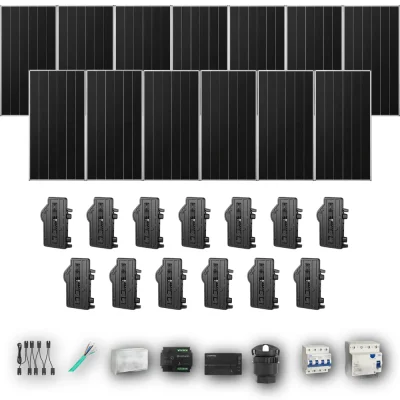 [ENPHASE-IQ8P-EXP-20260831] AIKO665 T 13P PV | Kit Solar Autoconsumo Enphase 8,64 kWp 13 Paneles AIKO 665Wp Stellar 3N+72 Trifásico 13 Paneles - CuencaSolar