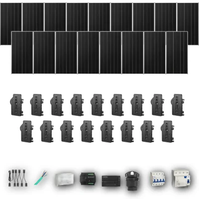 [ENPHASE-IQ8P-EXP-20260831] AIKO665 T 17P PV | Kit Solar Autoconsumo Enphase 11,30 kWp 17 Paneles AIKO 665Wp Stellar 3N+72 Trifásico 17 Paneles - CuencaSolar