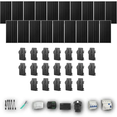 [ENPHASE-IQ8P-EXP-20260831] AIKO665 T 19P PV | Kit Solar Autoconsumo Enphase 12,63 kWp 19 Paneles AIKO 665Wp Stellar 3N+72 Trifásico 19 Paneles - CuencaSolar