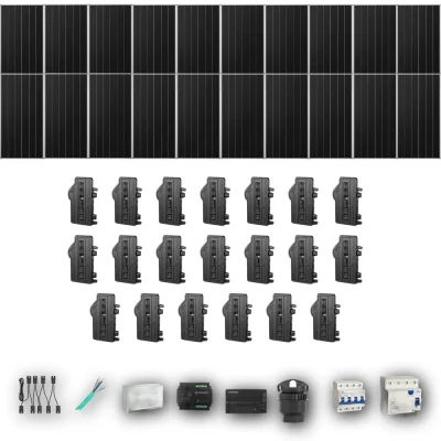 [ENPHASE-IQ8P-EXP-20260831] AIKO665 T 20P PV | Kit Solar Autoconsumo Enphase 13,30 kWp 20 Paneles AIKO 665Wp Stellar 3N+72 Trifásico 20 Paneles - CuencaSolar