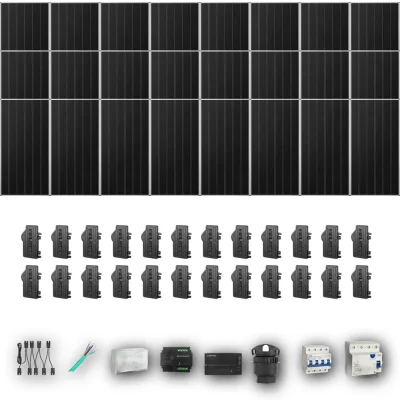 [ENPHASE-IQ8P-EXP-20260831] AIKO665 T 24P PV | Kit Solar Autoconsumo Enphase 15,96 kWp 24 Paneles AIKO 665Wp Stellar 3N+72 Trifásico 24 Paneles - CuencaSolar