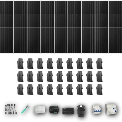 [ENPHASE-IQ8P-EXP-20260831] AIKO665 T 27P PV | Kit Solar Autoconsumo Enphase 17,95 kWp 27 Paneles AIKO 665Wp Stellar 3N+72 Trifásico 27 Paneles - CuencaSolar