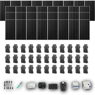 [ENPHASE-IQ8P-EXP-20260831] AIKO665 T 33P PV | Kit Solar Autoconsumo Enphase 21,95 kWp 33 Paneles AIKO 665Wp Stellar 3N+72 Trifásico 33 Paneles - CuencaSolar