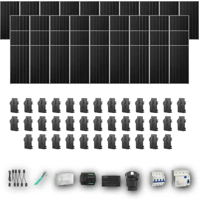 [ENPHASE-IQ8P-EXP-20260831] AIKO665 T 37P PV | Kit Solar Autoconsumo Enphase 24,61 kWp 37 Paneles AIKO 665Wp Stellar 3N+72 Trifásico 37 Paneles - CuencaSolar