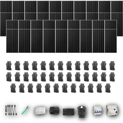 [ENPHASE-IQ8P-EXP-20260831] AIKO665 T 38P PV | Kit Solar Autoconsumo Enphase 25,27 kWp 38 Paneles AIKO 665Wp Stellar 3N+72 Trifásico 38 Paneles - CuencaSolar