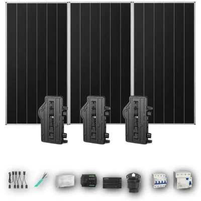 [ENPHASE-IQ8P-EXP-20260831] AIKO665 T 3P PV | Kit Solar Autoconsumo Enphase 2,00 kWp 3 Paneles AIKO 665Wp Stellar 3N+72 Trifásico 3 Paneles - CuencaSolar