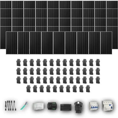 [ENPHASE-IQ8P-EXP-20260831] AIKO665 T 49P PV | Kit Solar Autoconsumo Enphase 32,59 kWp 49 Paneles AIKO 665Wp Stellar 3N+72 Trifásico 49 Paneles - CuencaSolar