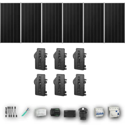 [ENPHASE-IQ8P-EXP-20260831] AIKO665 T 6P PV | Kit Solar Autoconsumo Enphase 3,99 kWp 6 Paneles AIKO 665Wp Stellar 3N+72 Trifásico 6 Paneles - CuencaSolar