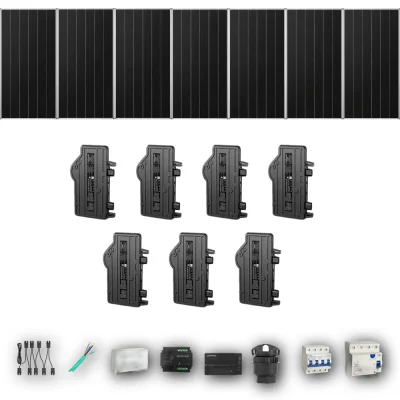 [ENPHASE-IQ8P-EXP-20260831] AIKO665 T 7P PV | Kit Solar Autoconsumo Enphase 4,66 kWp 7 Paneles AIKO 665Wp Stellar 3N+72 Trifásico 7 Paneles - CuencaSolar