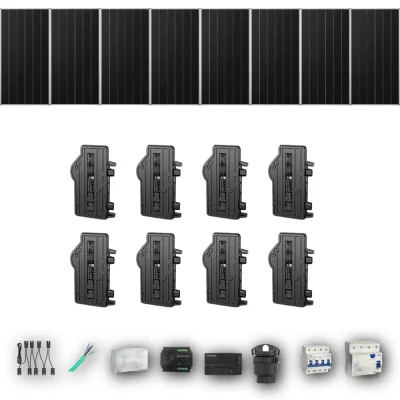 [ENPHASE-IQ8P-EXP-20260831] AIKO665 T 8P PV | Kit Solar Autoconsumo Enphase 5,32 kWp 8 Paneles AIKO 665Wp Stellar 3N+72 Trifásico 8 Paneles - CuencaSolar