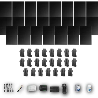 [ENPHASE-IQ8P-EXP-20260831] HANERSUN510 M 23P PV | Kit Solar Autoconsumo Enphase 11,73 kWp 23 Paneles Hanersun 510Wp Full Black bifacial Monofásico 23 Paneles - CuencaSolar