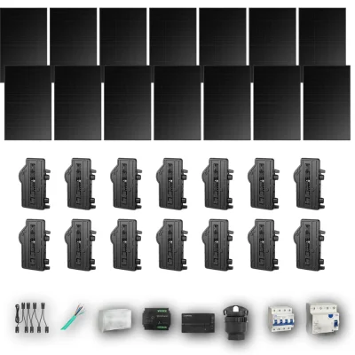 [ENPHASE-IQ8P-EXP-20260831] HANERSUN510 T 14P PV | Kit Solar Autoconsumo Enphase 7,14 kWp 14 Paneles Hanersun 510Wp Full Black bifacial Trifásico 14 Paneles - CuencaSolar