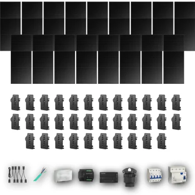 [ENPHASE-IQ8P-EXP-20260831] HANERSUN510 T 34P PV | Kit Solar Autoconsumo Enphase 17,34 kWp 34 Paneles Hanersun 510Wp Full Black bifacial Trifásico 34 Paneles - CuencaSolar