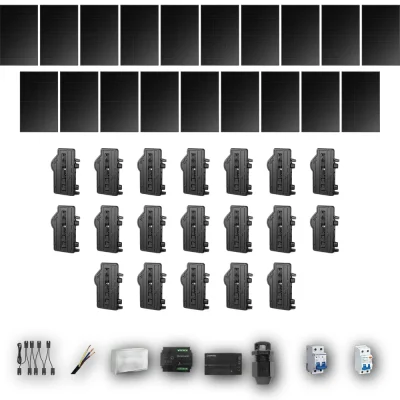 [ENPHASE-IQ8P-EXP-20260831] HYUNDAI500 M 19P PV | Kit Solar Autoconsumo Enphase 9,50 kWp 19 Paneles Hyundai 500Wp Full Black Monofásico 19 Paneles - CuencaSolar