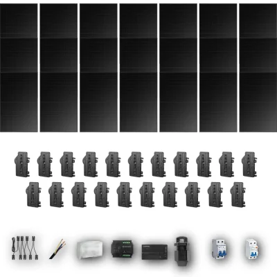 [ENPHASE-IQ8P-EXP-20260831] HYUNDAI500 M 21P PV | Kit Solar Autoconsumo Enphase 10,50 kWp 21 Paneles Hyundai 500Wp Full Black Monofásico 21 Paneles - CuencaSolar