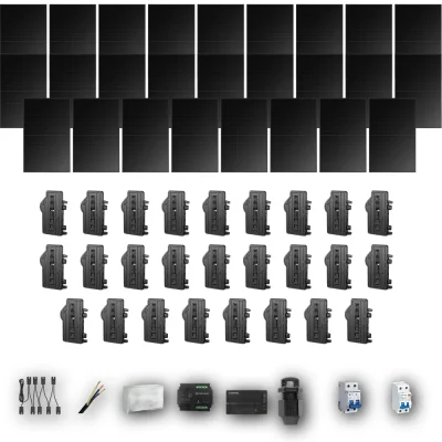[ENPHASE-IQ8P-EXP-20260831] HYUNDAI500 M 26P PV | Kit Solar Autoconsumo Enphase 13,00 kWp 26 Paneles Hyundai 500Wp Full Black Monofásico 26 Paneles - CuencaSolar