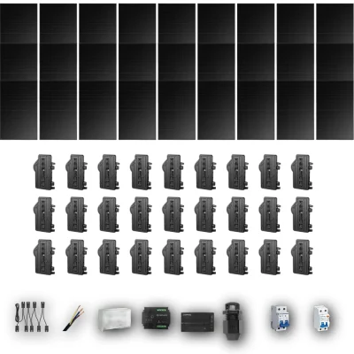 [ENPHASE-IQ8P-EXP-20260831] HYUNDAI500 M 27P PV | Kit Solar Autoconsumo Enphase 13,50 kWp 27 Paneles Hyundai 500Wp Full Black Monofásico 27 Paneles - CuencaSolar