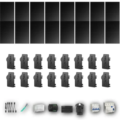 [ENPHASE-IQ8P-EXP-20260831] HYUNDAI500 T 16P PV | Kit Solar Autoconsumo Enphase 8,00 kWp 16 Paneles Hyundai 500Wp Full Black Trifásico 16 Paneles - CuencaSolar
