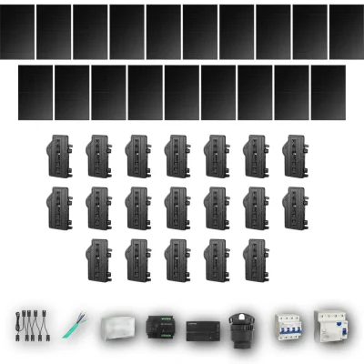 [ENPHASE-IQ8P-EXP-20260831] HYUNDAI500 T 19P PV | Kit Solar Autoconsumo Enphase 9,50 kWp 19 Paneles Hyundai 500Wp Full Black Trifásico 19 Paneles - CuencaSolar