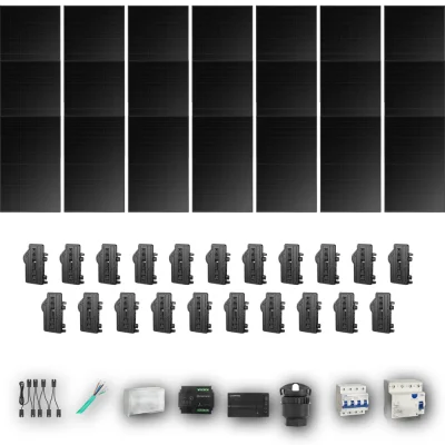 [ENPHASE-IQ8P-EXP-20260831] HYUNDAI500 T 21P PV | Kit Solar Autoconsumo Enphase 10,50 kWp 21 Paneles Hyundai 500Wp Full Black Trifásico 21 Paneles - CuencaSolar