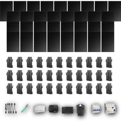 [ENPHASE-IQ8P-EXP-20260831] HYUNDAI500 T 33P PV | Kit Solar Autoconsumo Enphase 16,50 kWp 33 Paneles Hyundai 500Wp Full Black Trifásico 33 Paneles - CuencaSolar