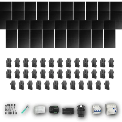 [ENPHASE-IQ8P-EXP-20260831] HYUNDAI500 T 38P PV | Kit Solar Autoconsumo Enphase 19,00 kWp 38 Paneles Hyundai 500Wp Full Black Trifásico 38 Paneles - CuencaSolar