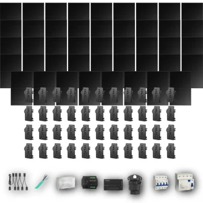 [ENPHASE-IQ8P-EXP-20260831] HYUNDAI500 T 44P PV | Kit Solar Autoconsumo Enphase 22,00 kWp 44 Paneles Hyundai 500Wp Full Black Trifásico 44 Paneles - CuencaSolar