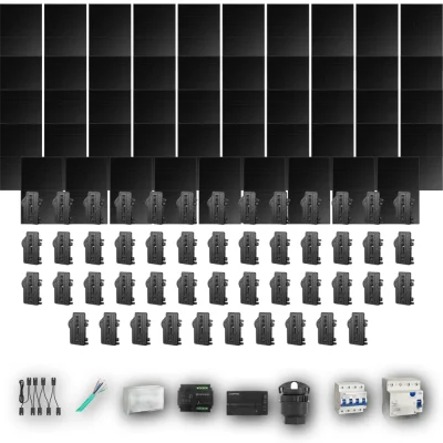 [ENPHASE-IQ8P-EXP-20260831] HYUNDAI500 T 49P PV | Kit Solar Autoconsumo Enphase 24,50 kWp 49 Paneles Hyundai 500Wp Full Black Trifásico 49 Paneles - CuencaSolar