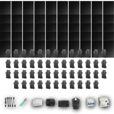 [ENPHASE-IQ8P-EXP-20260831] HYUNDAI500 T 50P PV | Kit Solar Autoconsumo Enphase 25,00 kWp 50 Paneles Hyundai 500Wp Full Black Trifásico 50 Paneles - CuencaSolar