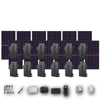 [ENPHASE-IQ8P-EXP-20260831] JA605 M 12P PV | Kit Solar Autoconsumo Enphase 7,26 kWp 12 Paneles JA Solar 605Wp bifacial Monofásico 12 Paneles - CuencaSolar