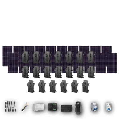 [ENPHASE-IQ8P-EXP-20260831] JA605 M 20P PV | Kit Solar Autoconsumo Enphase 12,10 kWp 20 Paneles JA Solar 605Wp bifacial Monofásico 20 Paneles - CuencaSolar