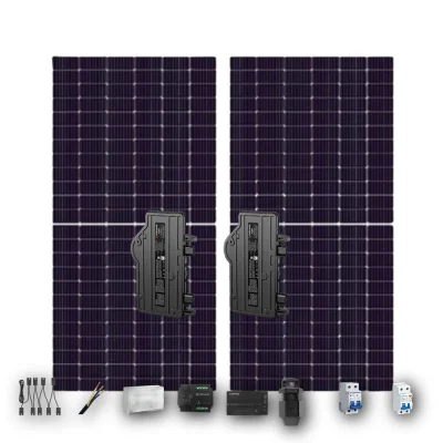 [ENPHASE-IQ8P-EXP-20260831] JA605 M 2P PV | Kit Solar Autoconsumo Enphase 1,21 kWp 2 Paneles JA Solar 605Wp bifacial Monofásico 2 Paneles - CuencaSolar