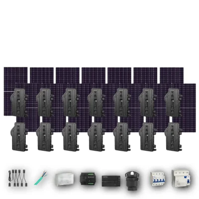 [ENPHASE-IQ8P-EXP-20260831] JA605 T 14P PV | Kit Solar Autoconsumo Enphase 8,47 kWp 14 Paneles JA Solar 605Wp bifacial Trifásico 14 Paneles - CuencaSolar