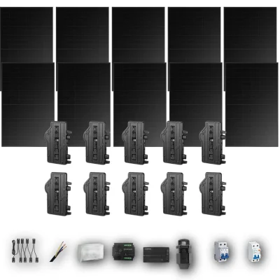 [ENPHASE-IQ8P-EXP-20260831] LONGI475 M 10P PV | Kit Solar Autoconsumo Enphase 4,75 kWp 10 Paneles LONGi 475Wp Full Black Monofásico 10 Paneles - CuencaSolar