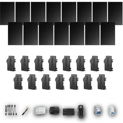 [ENPHASE-IQ8P-EXP-20260831] LONGI475 M 15P PV | Kit Solar Autoconsumo Enphase 7,12 kWp 15 Paneles LONGi 475Wp Full Black Monofásico 15 Paneles - CuencaSolar