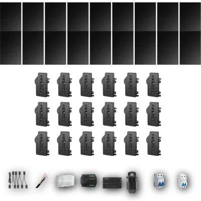 [ENPHASE-IQ8P-EXP-20260831] LONGI475 M 18P PV | Kit Solar Autoconsumo Enphase 8,55 kWp 18 Paneles LONGi 475Wp Full Black Monofásico 18 Paneles - CuencaSolar
