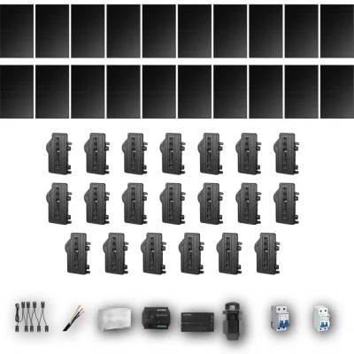 [ENPHASE-IQ8P-EXP-20260831] LONGI475 M 20P PV | Kit Solar Autoconsumo Enphase 9,50 kWp 20 Paneles LONGi 475Wp Full Black Monofásico 20 Paneles - CuencaSolar